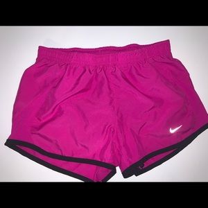 Hot pink nike women’s shorts